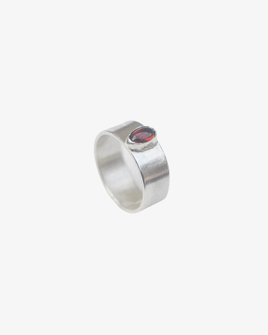 Granat Ring Sterlingsilver