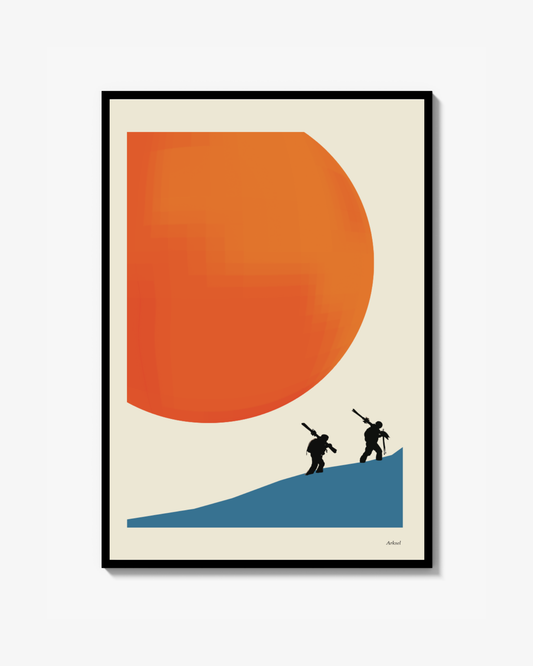 Sunset hike Poster