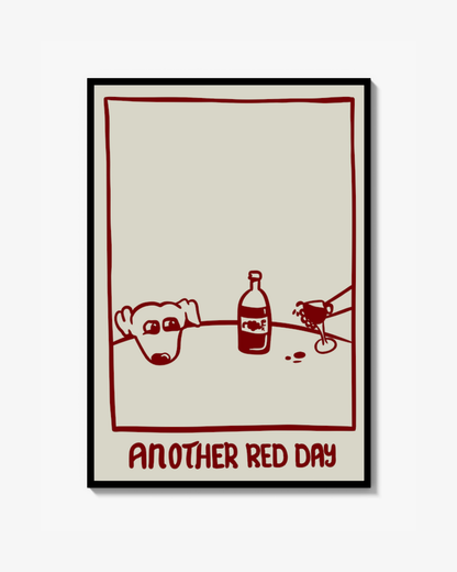 Another Red Day Print