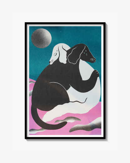 Ying of my yang - Riso print