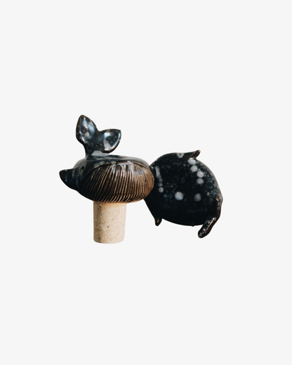 Cork Whale - Svart Med Fläckig