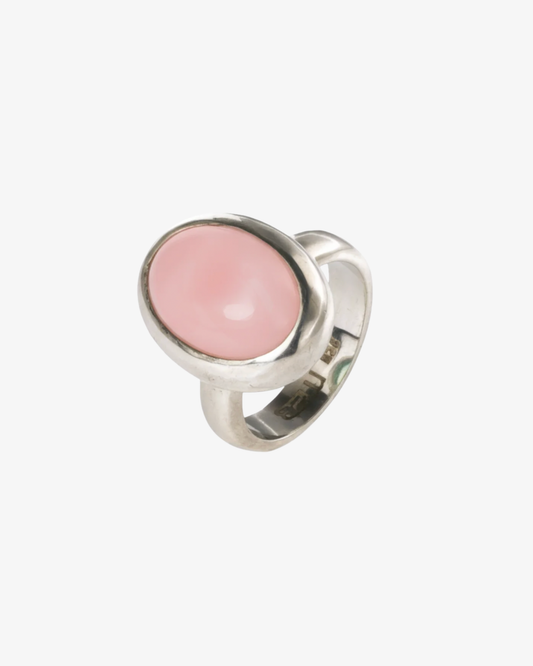 Charlie ring med Rosa Chalcedony