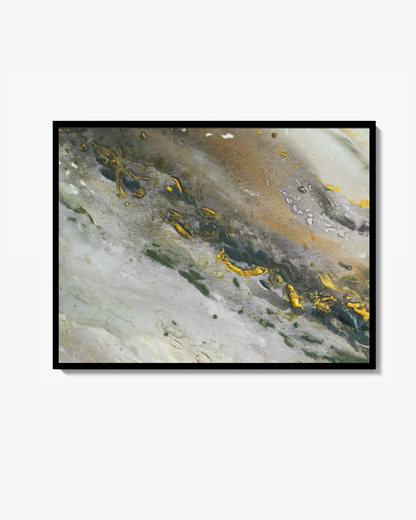 Marble Wave Gray – Canvastavla