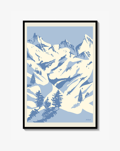 Snölandskap Poster