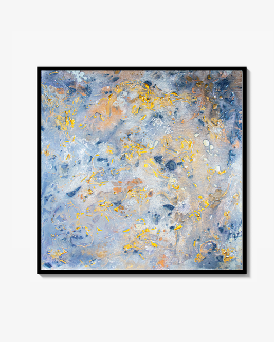 Abstrakt havslandskap Canvastavla - "The Ocean Our Universe"