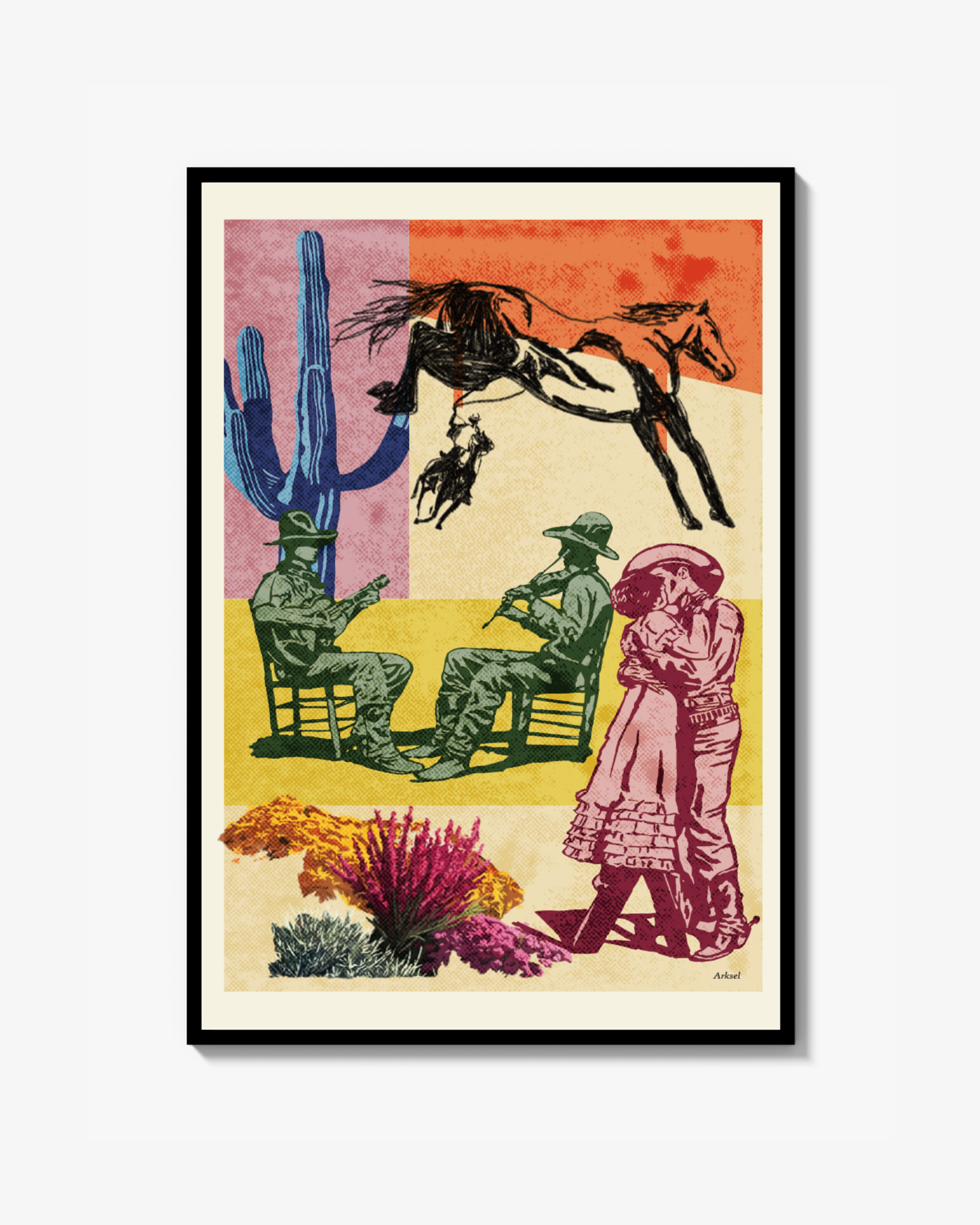 A cowboys life Poster