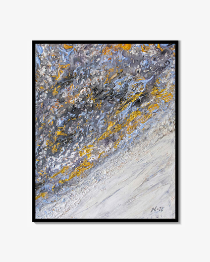"Glimmering Sea Passage" Canvastavla