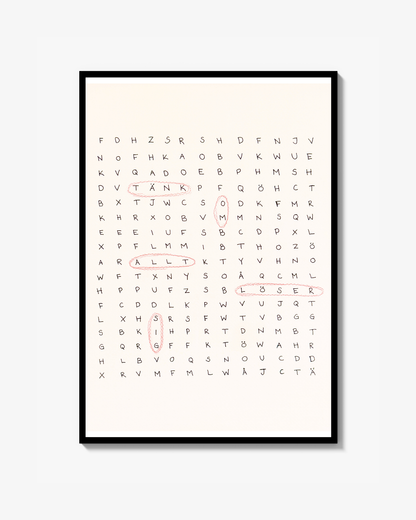 Tänk om allt löser sig poster