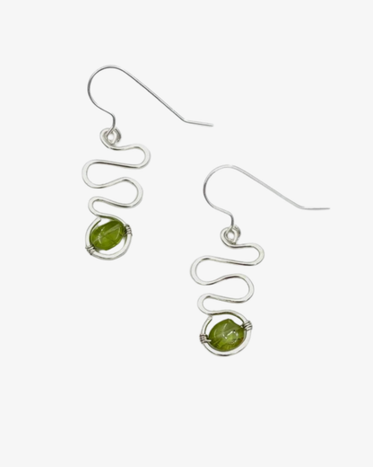 Peridotgrön Örhängen