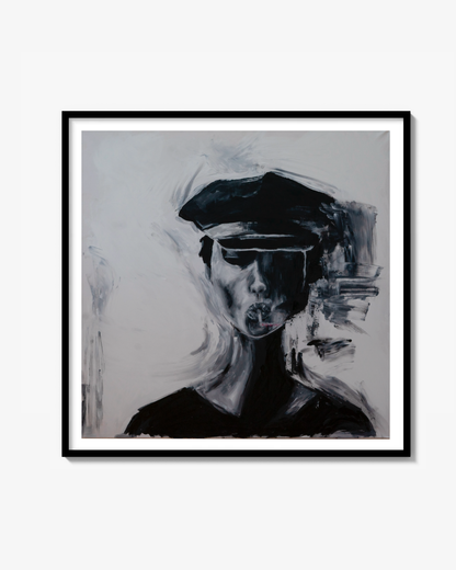 Girl With the Cigarette - Print