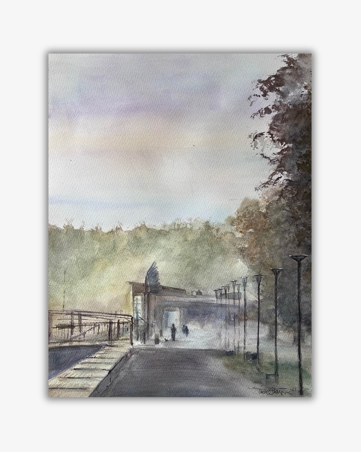 ”Morning walk” - Fine Art Print