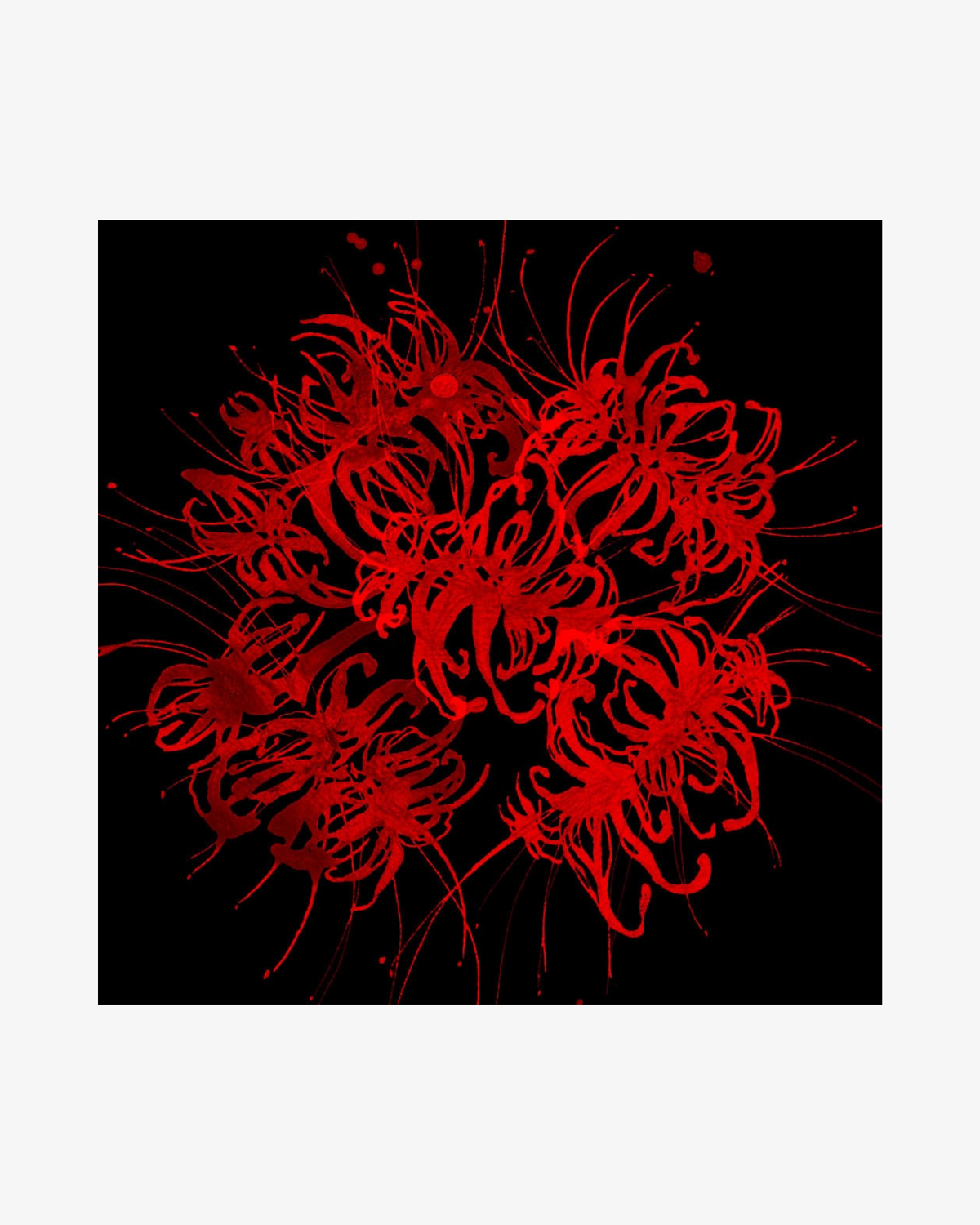 Svart Kusari scarf, 128x128