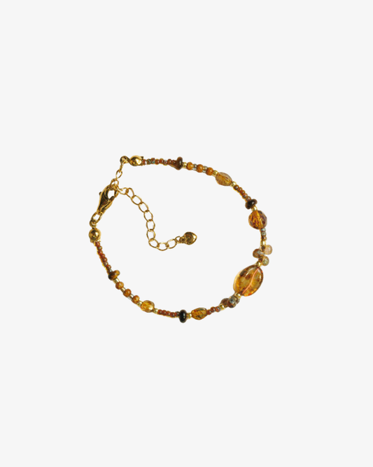 Kaffebönaarmband