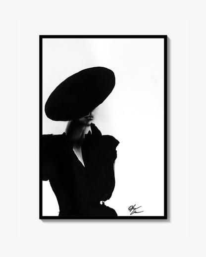 "Lady in the hat" Poster