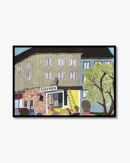 Korvkiosken Majorna Poster