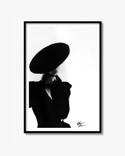 "Lady in the hat" Poster