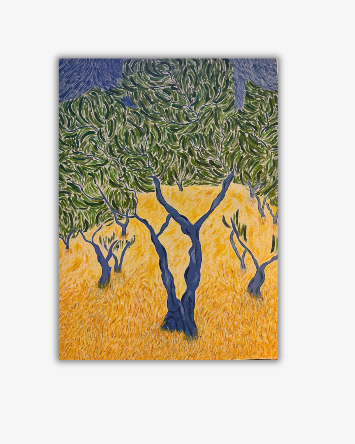 A field of olives - Original