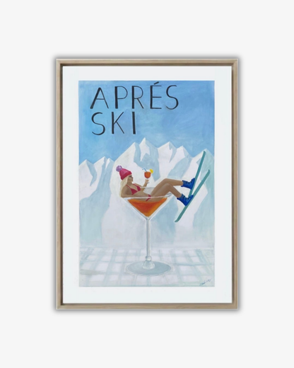 Aprés ski - Original målning
