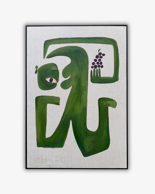 The woman in the vineyard - Original