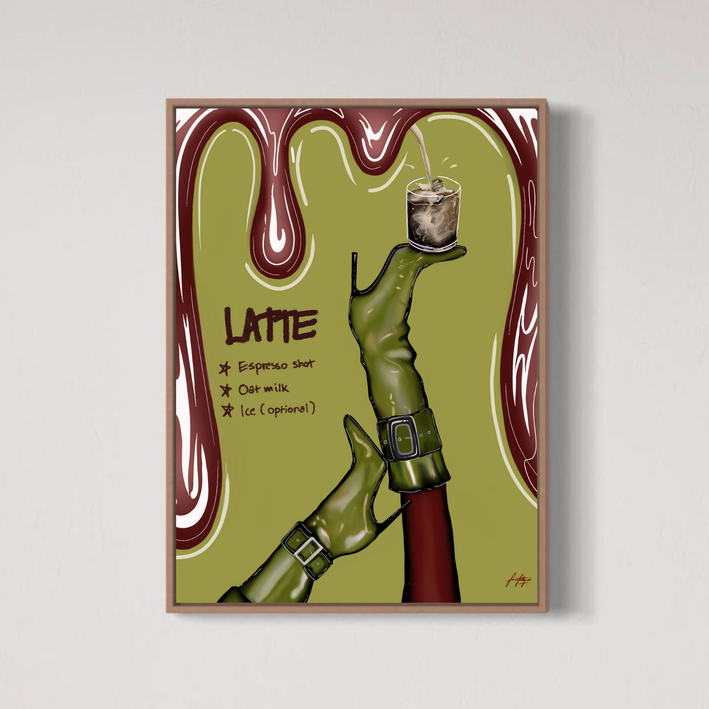 Pistachio Latte Recipe (Poster)