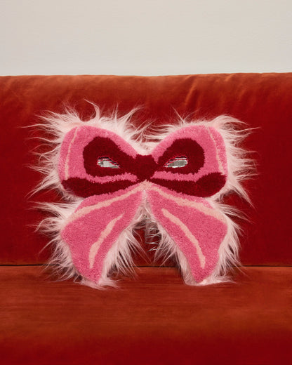 Bow WOW Topper – rosa tufted julgransrosett