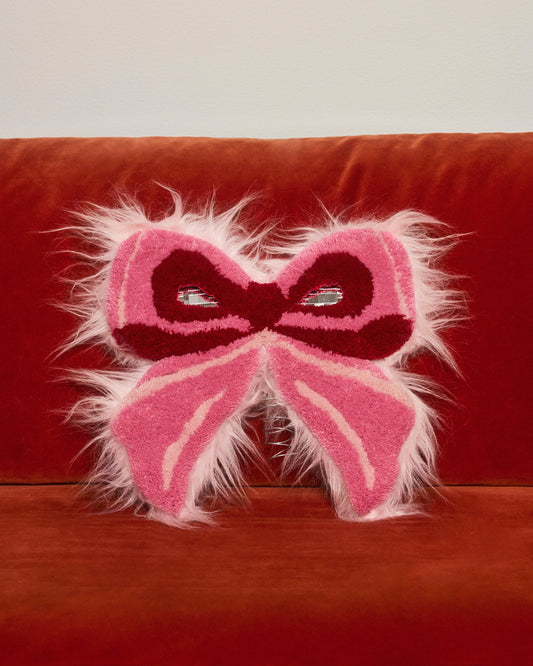 Bow WOW Topper – rosa tufted julgransrosett