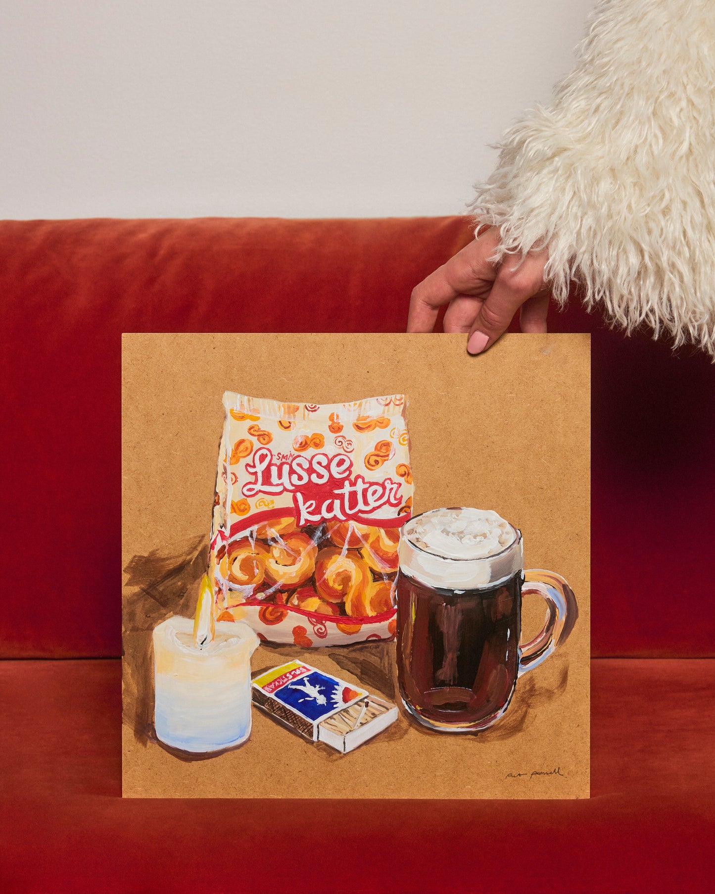 ”December kväll” Original painting