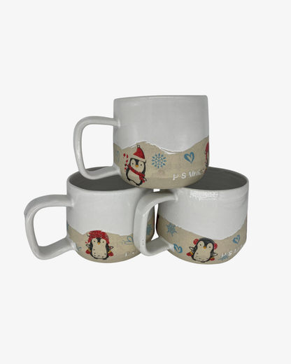 Jul Pingvin Mugg