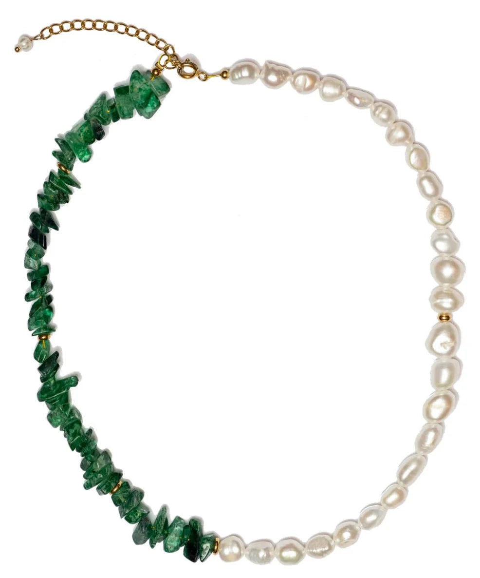 Green Agaphantus Necklace