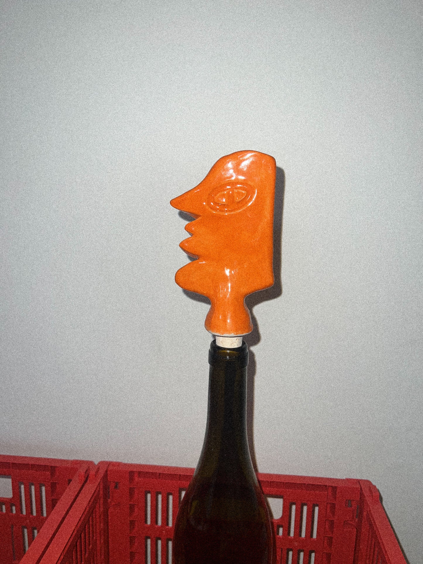 Orange winestopper