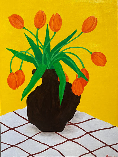 Orange tulips - 01