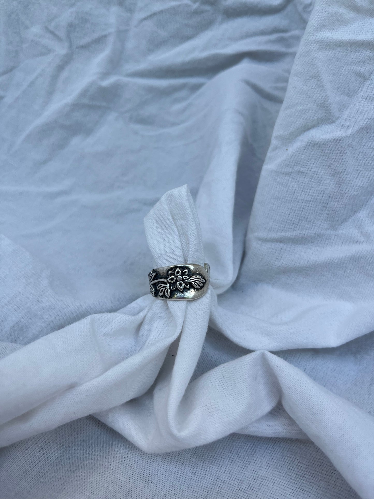Flower Silver ring