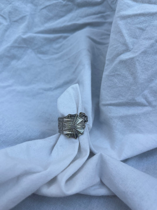 The Castle Silver ring