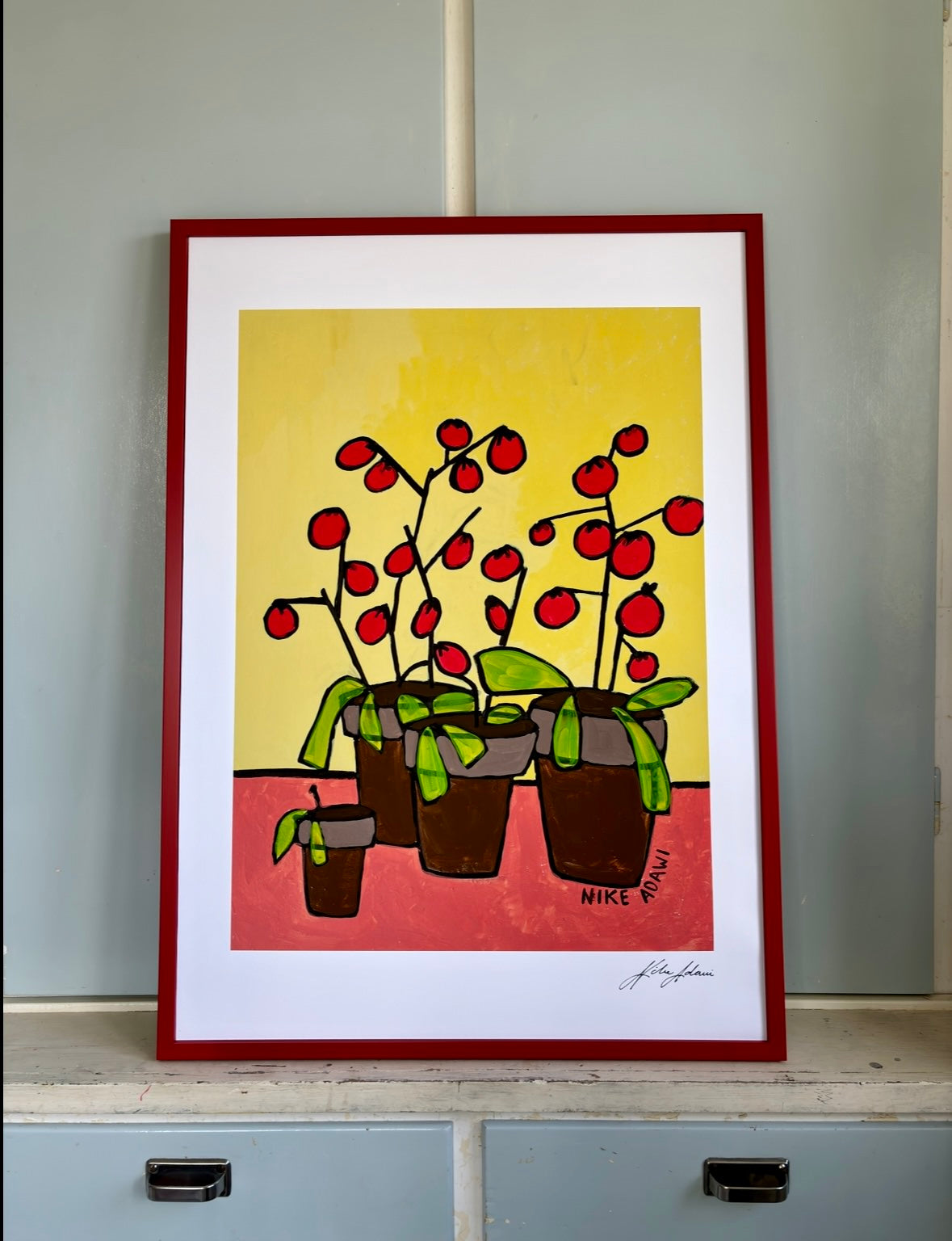 Tomatplanta Print