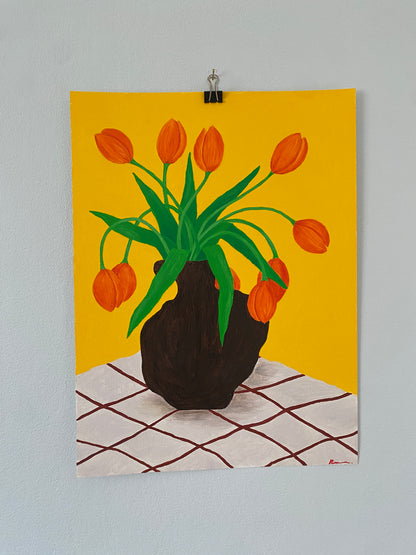 Orange tulips - 01