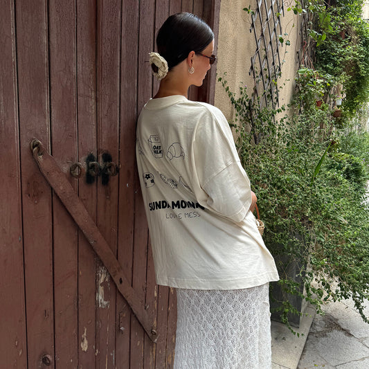 Sunday Mornings Naturell T-shirt