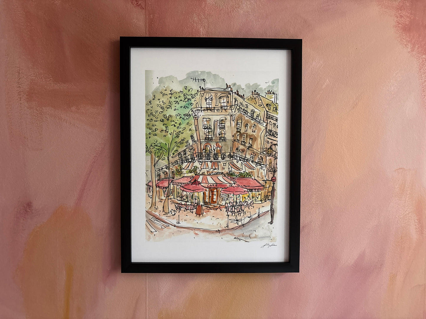 Cafe Le Chame Print