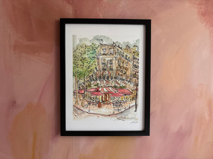 Cafe Le Chame Print