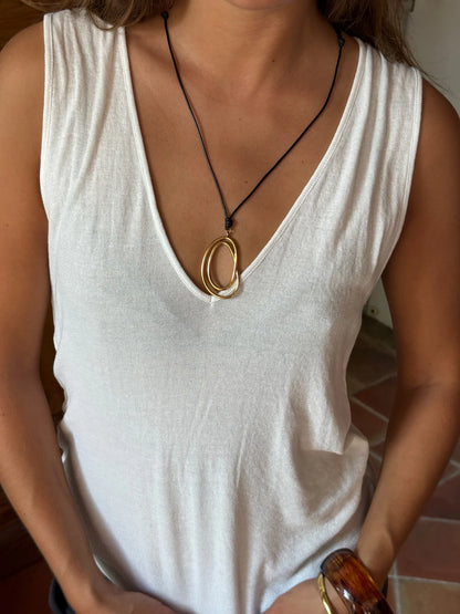 GRASSE - Guld Swirl Halsband