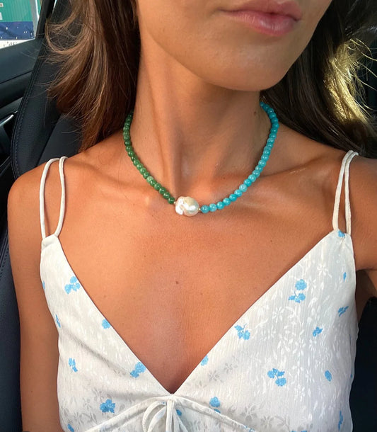 LIMITED EDITION - Green Point Necklace