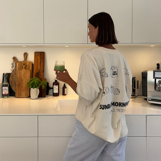 Sunday Mornings Naturell T-shirt