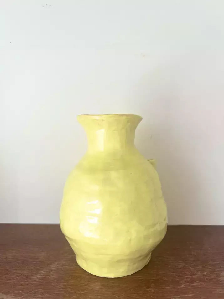Bow vase - yellow