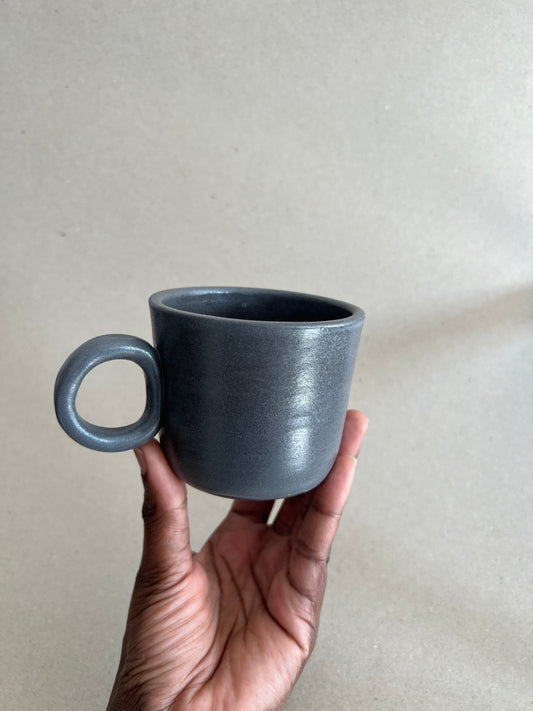 Hoop Mug - Dark grey