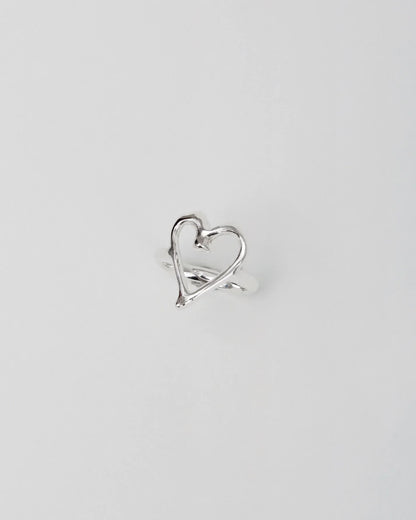 Melting heart Ring