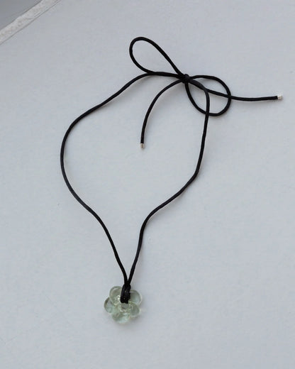 COSMIC MEDIUM GLASS FLOWER Necklace