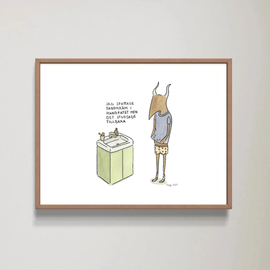 Tandkrämsfläckar - Poster