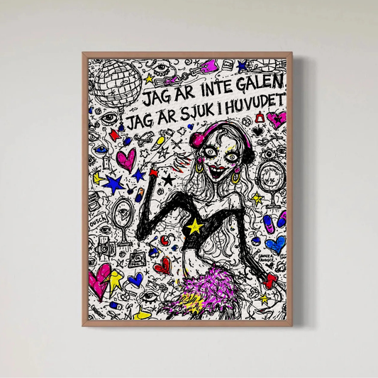 SICK IN THE HEAD - Print