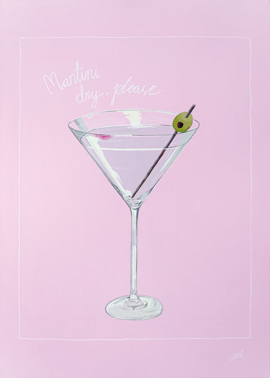 Martini dry - poster
