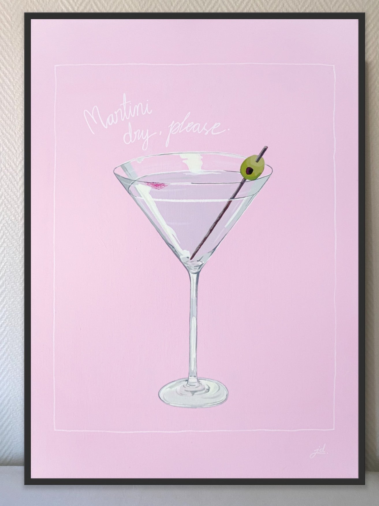 Martini dry - Poster