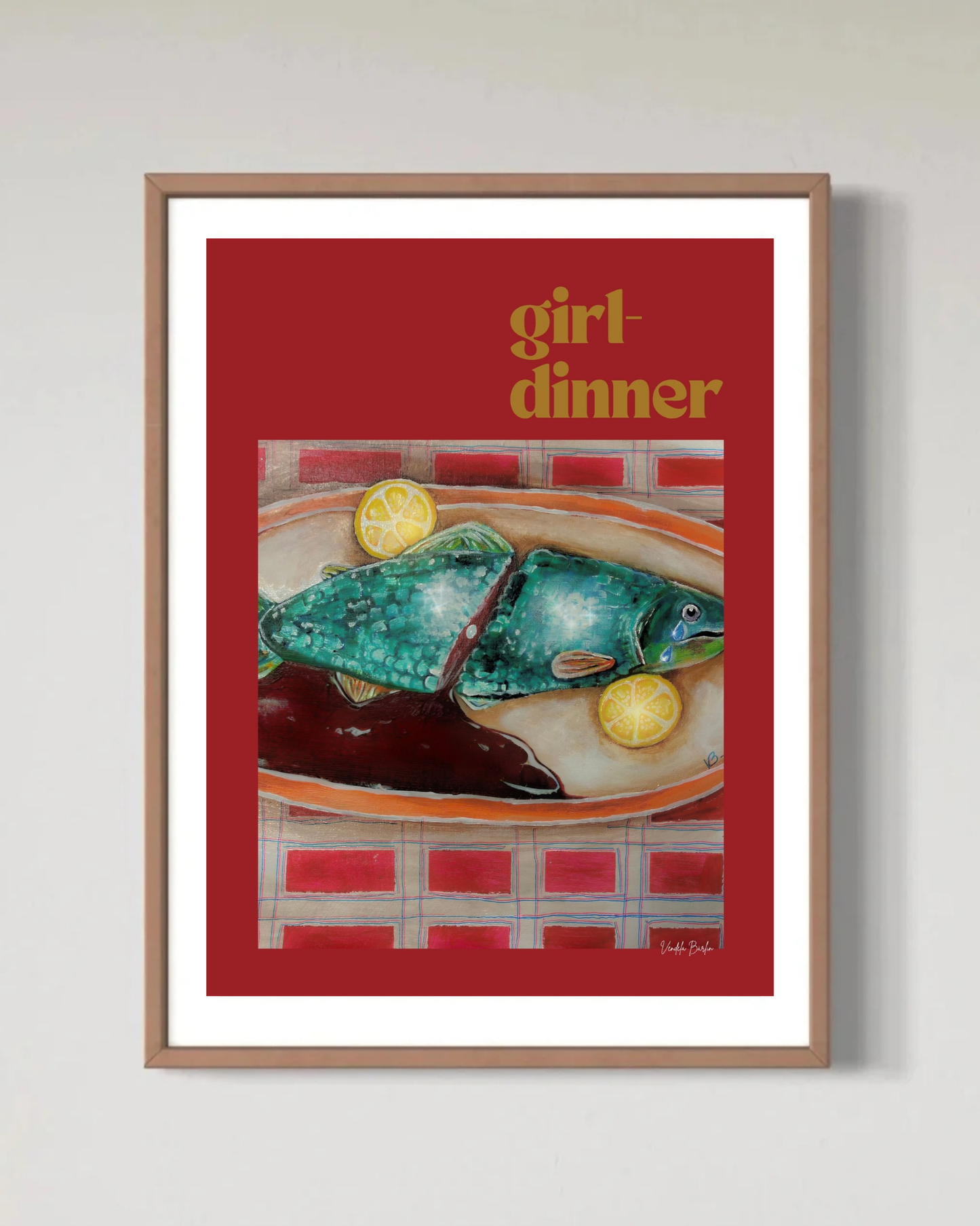 girl dinner - Poster